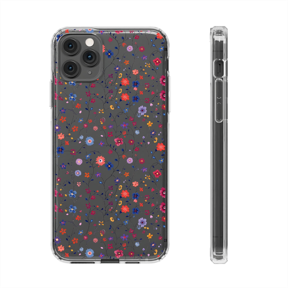 Wild Flowers Garden Stitch Phone Case – Nature-Inspired Floral Design 7