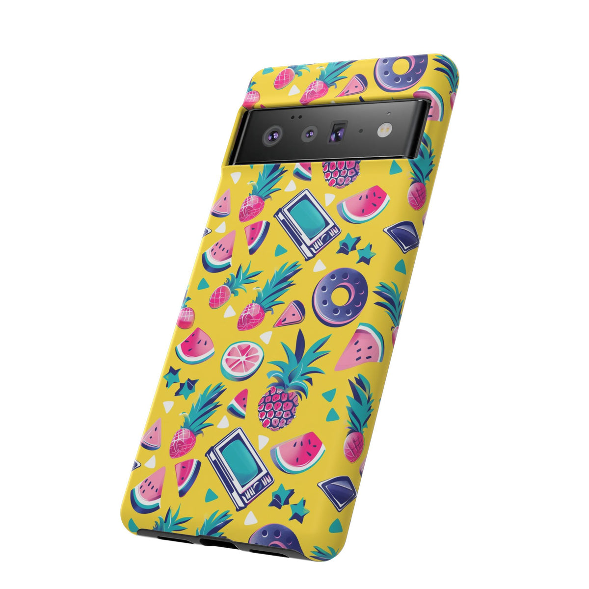 90s Themed Seamless Pattern Phone Case – Embrace Retro Style and Protection 255