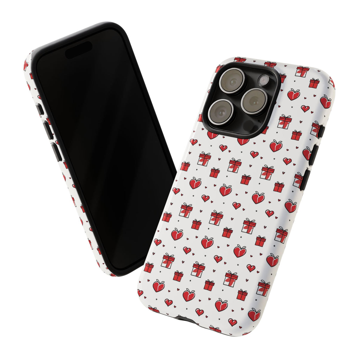 Heart Pattern Phone Case – Stylish & Loving Design for Your Device 234