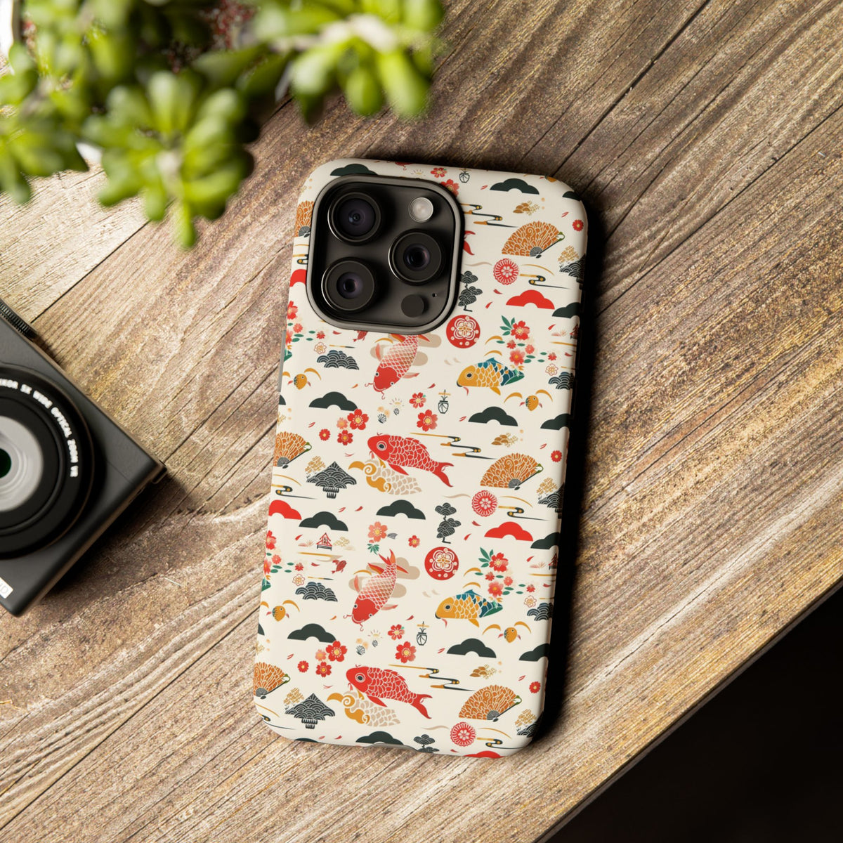 Japanese Pattern Phone Case – Elegant & Timeless Design for Your Phone 154