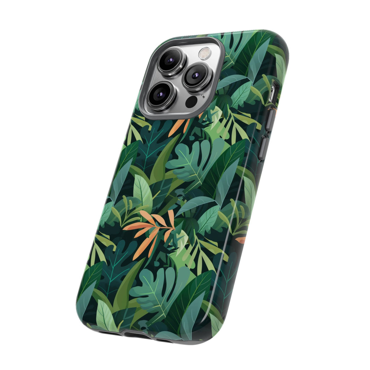 Jungle Pattern Phone Case – Exotic & Lush Design for Your Phone 341