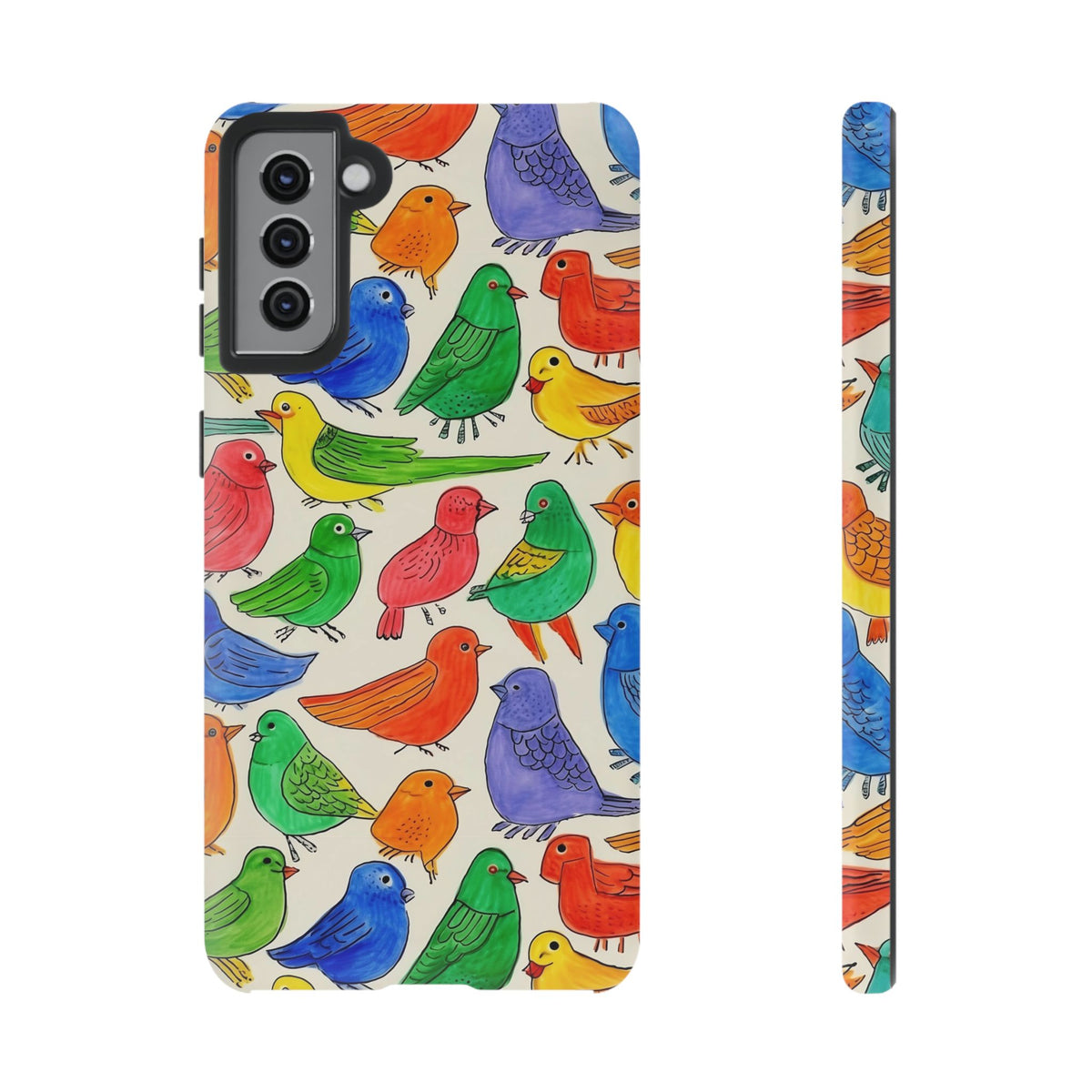 Birds Seamless Pattern Phone Case – Elegant and Timeless Avian Design 2