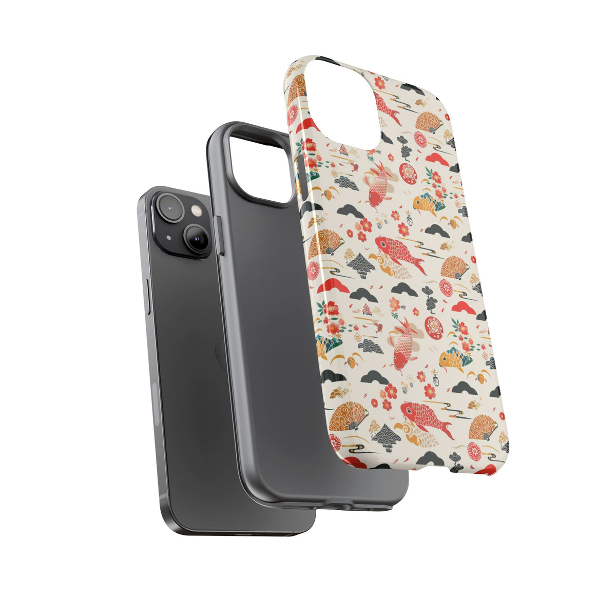 Japanese Pattern Phone Case – Elegant & Timeless Design for Your Phone 154