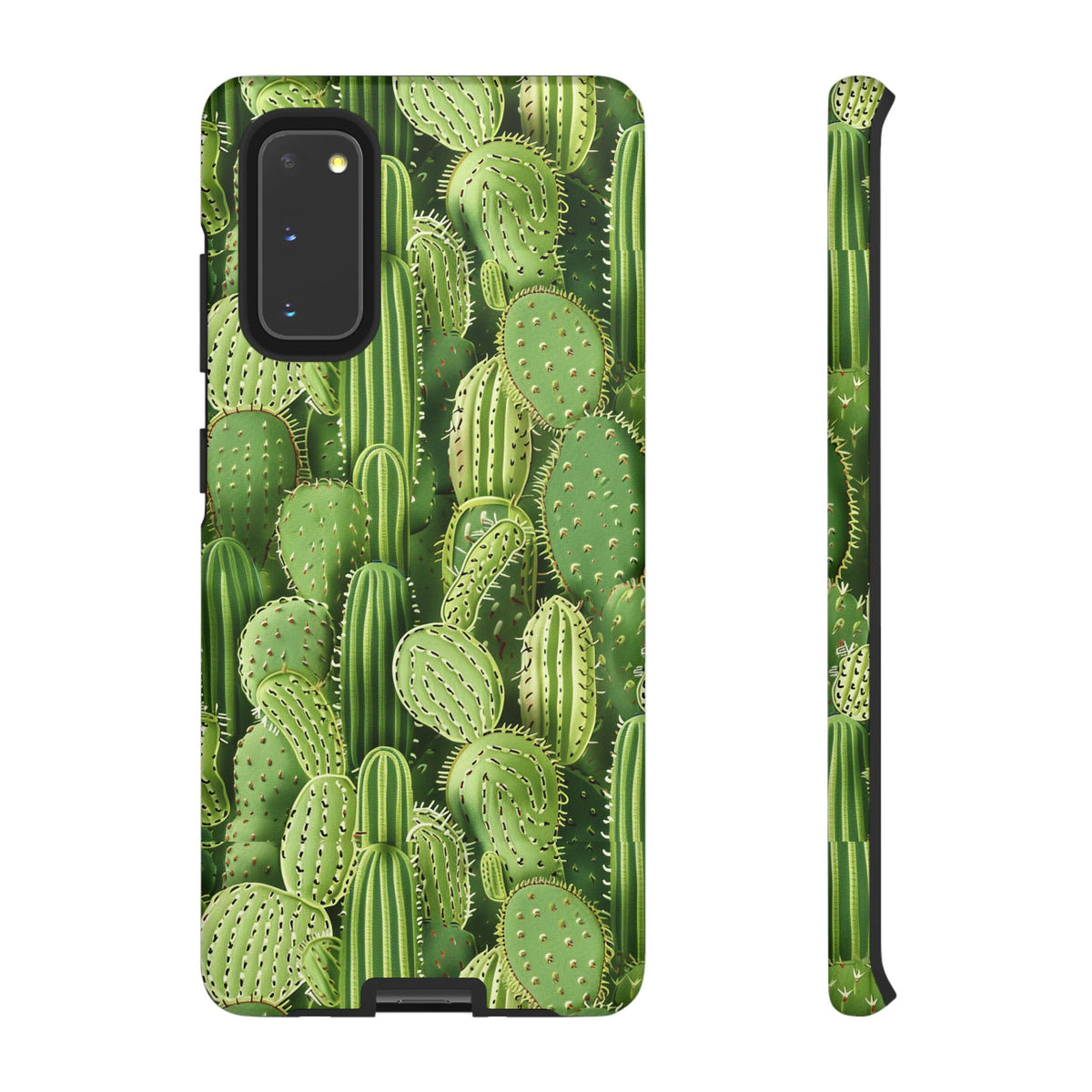 Cactus Embroidery Phone Case – Elegant and Unique Handcrafted Cactus Design