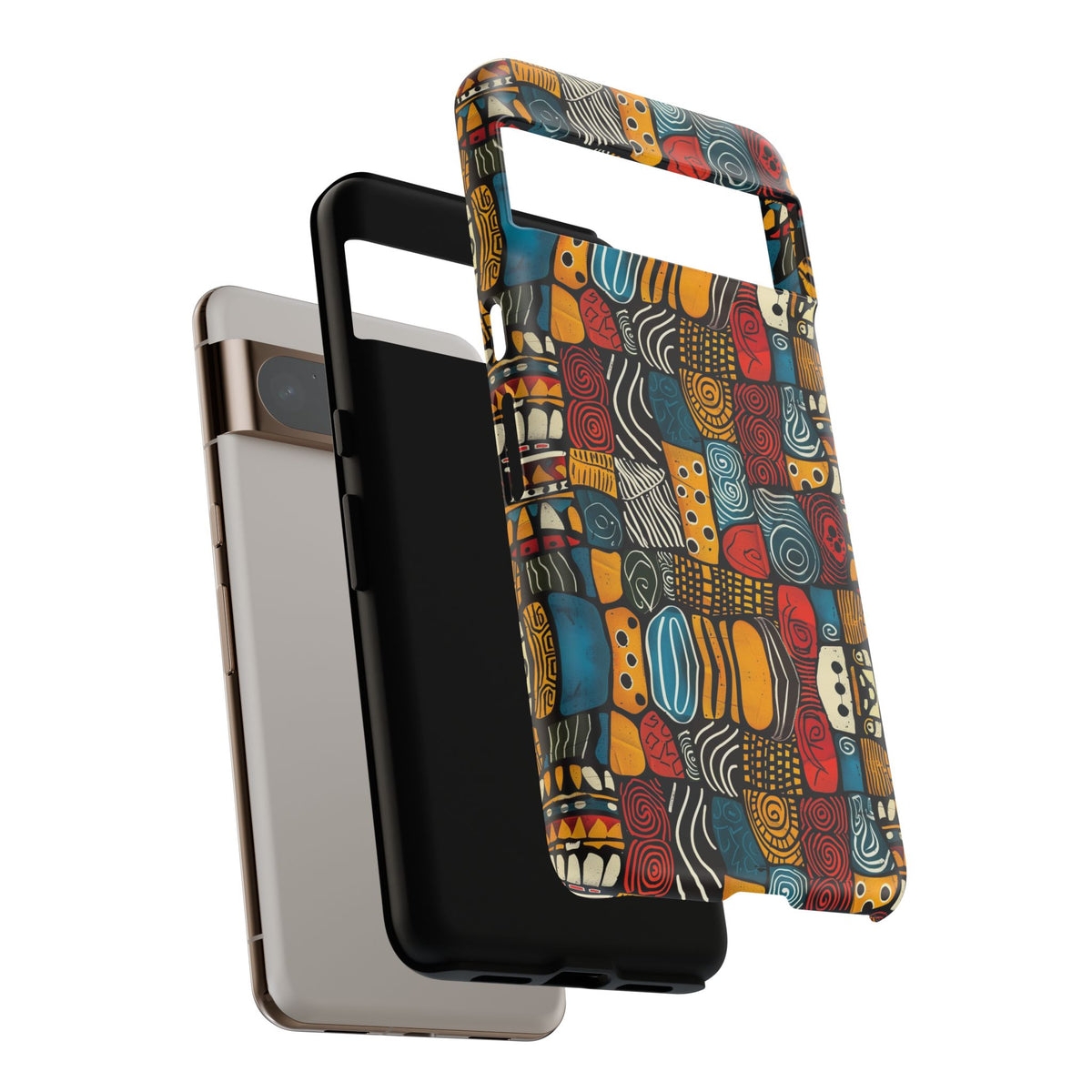 Stylish African Pattern Phone Case – Unique and Vibrant Protection 159