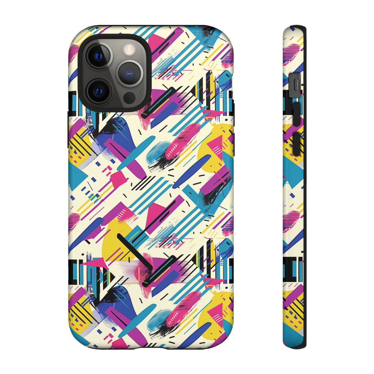 Retro 80s Seamless Phone Case – Vintage Style Meets Modern Protection 134