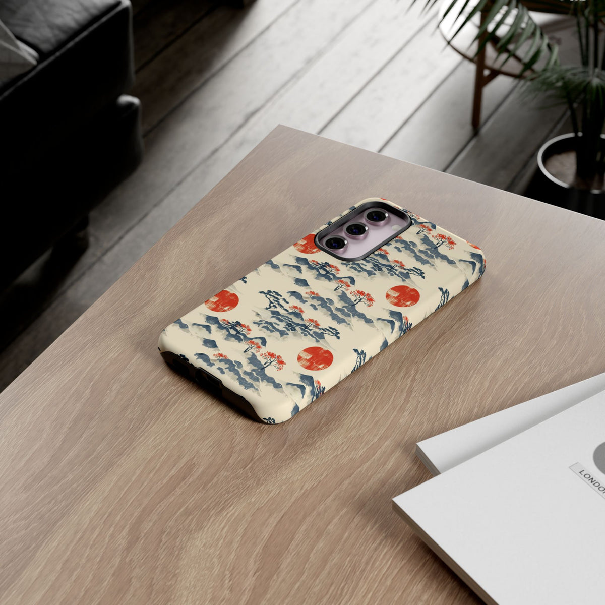 Japanese Pattern Phone Case – Elegant & Timeless Design for Your Phone 085