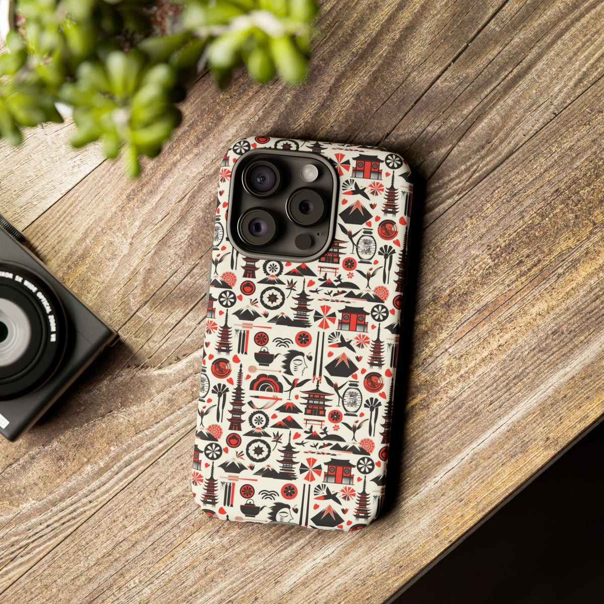 Japanese Pattern Phone Case – Elegant & Timeless Design for Your Phone 006