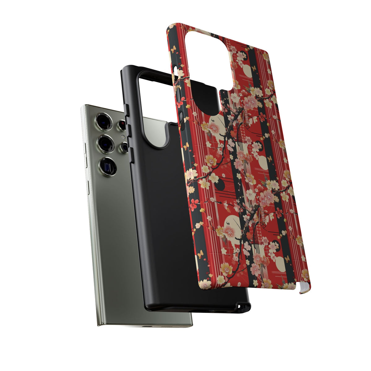 Japanese Pattern Phone Case – Elegant & Timeless Design for Your Phone 026