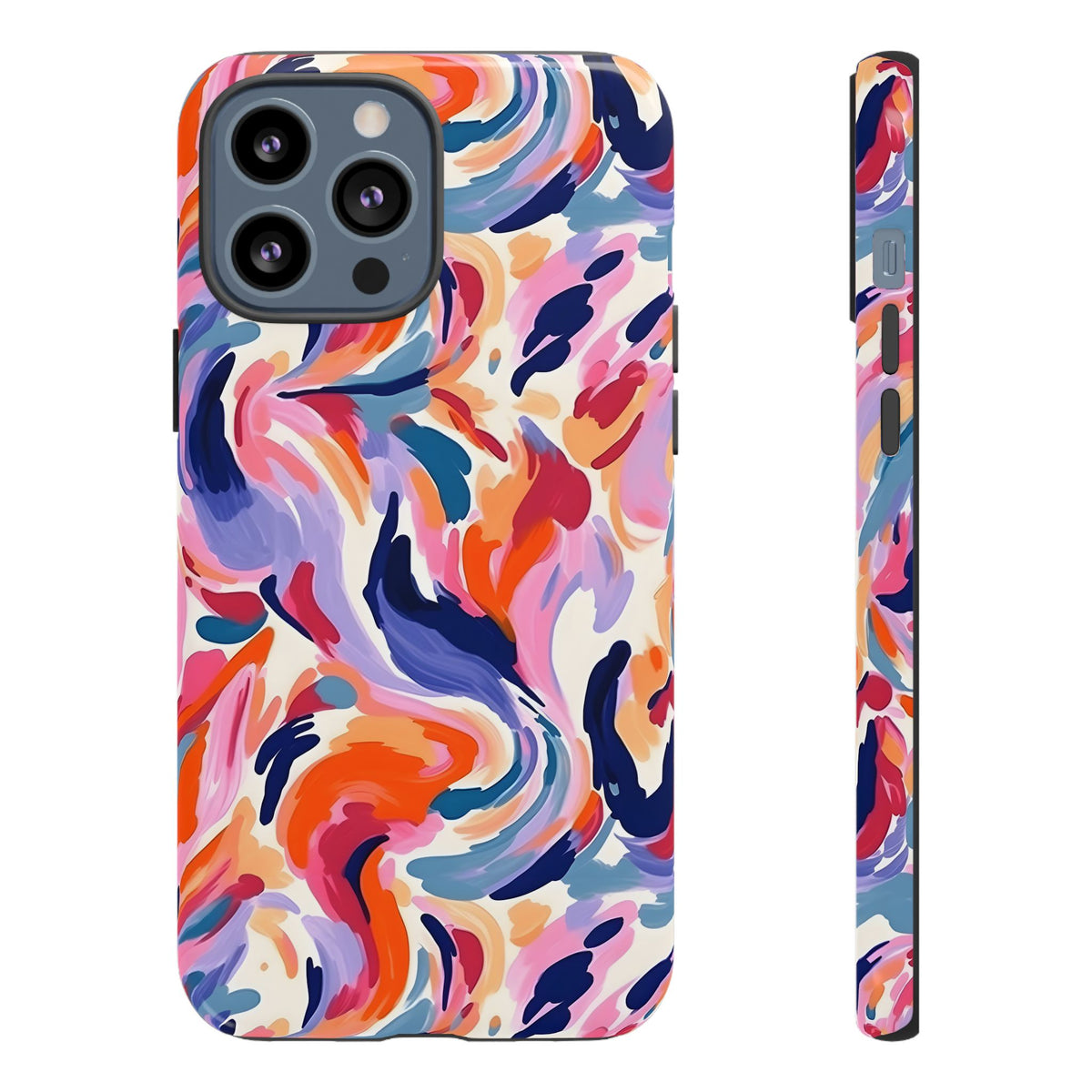 Abstract Painting Design Phone Case – Modern Art-Inspired Phone Cover 3