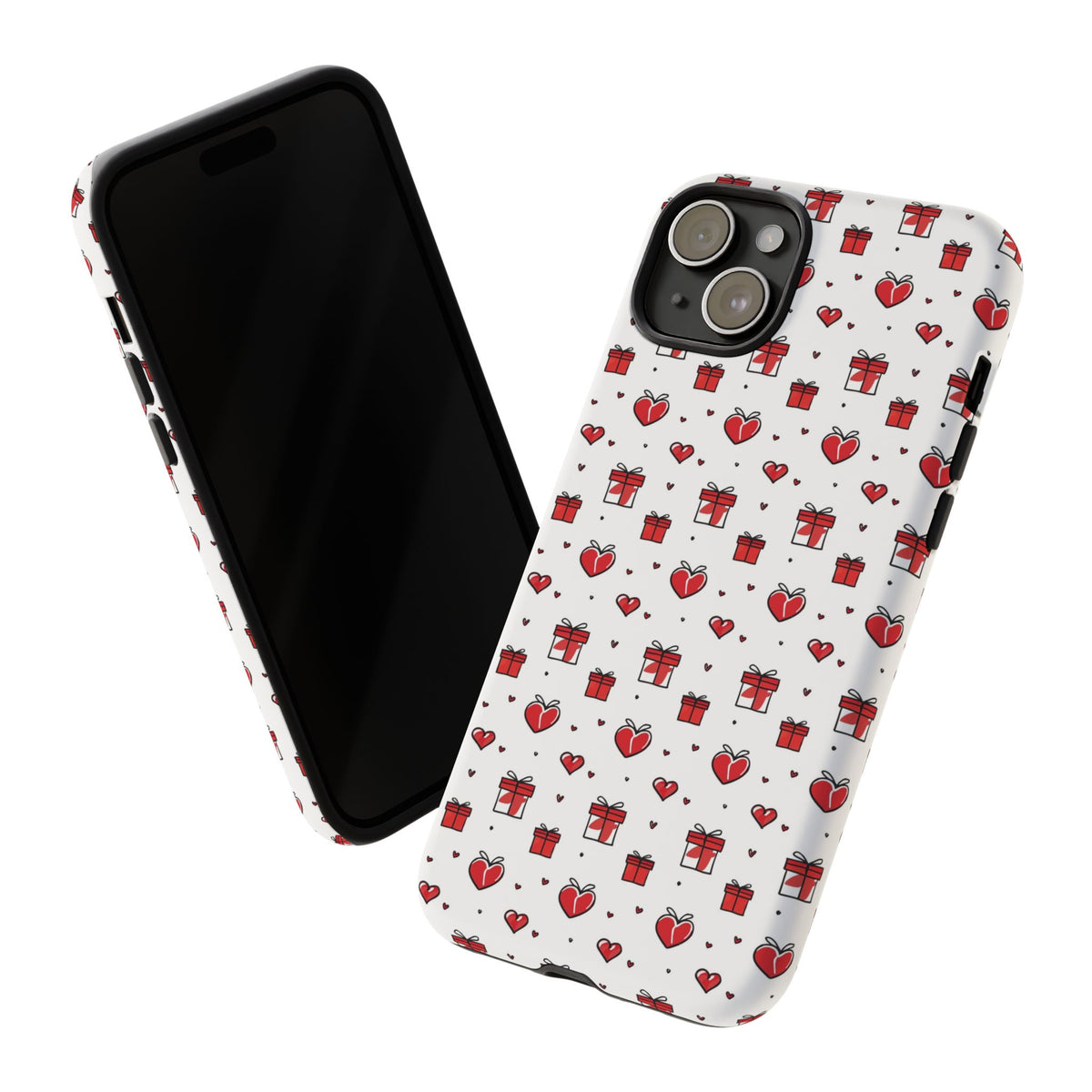 Heart Pattern Phone Case – Stylish & Loving Design for Your Device 234