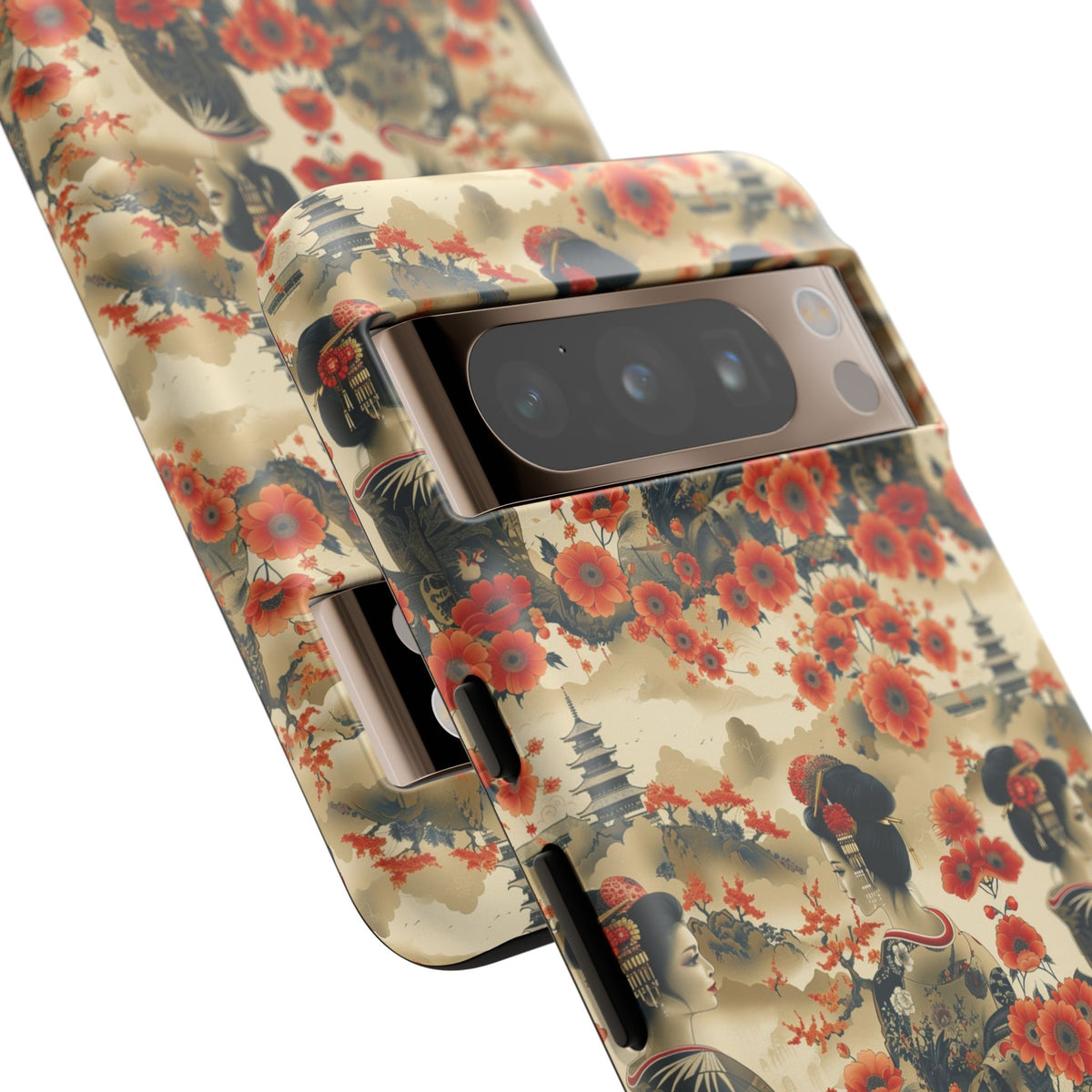 Japanese Pattern Phone Case – Elegant & Timeless Design for Your Phone 066