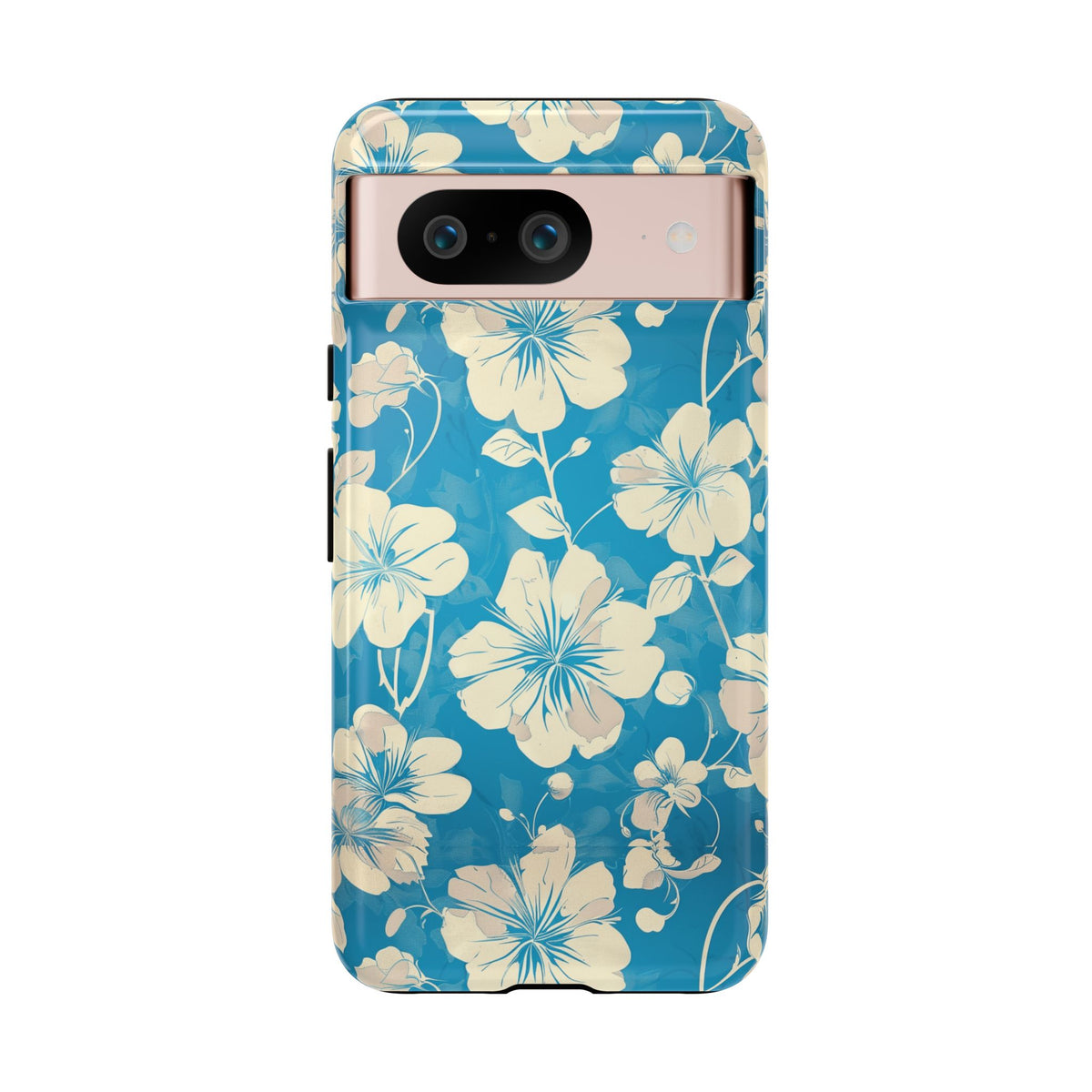 Blue Floral Seamless Pattern Phone Case