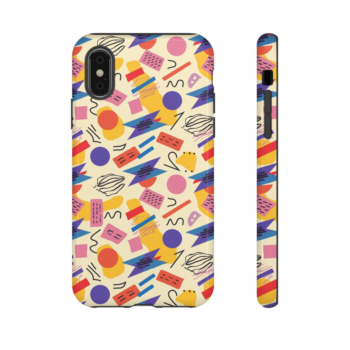 90s Themed Seamless Pattern Phone Case – Embrace Retro Style and Protection 270