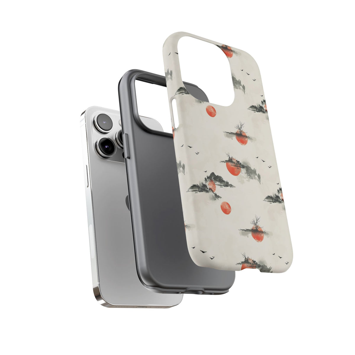 Japanese Pattern Phone Case – Elegant & Timeless Design for Your Phone 502