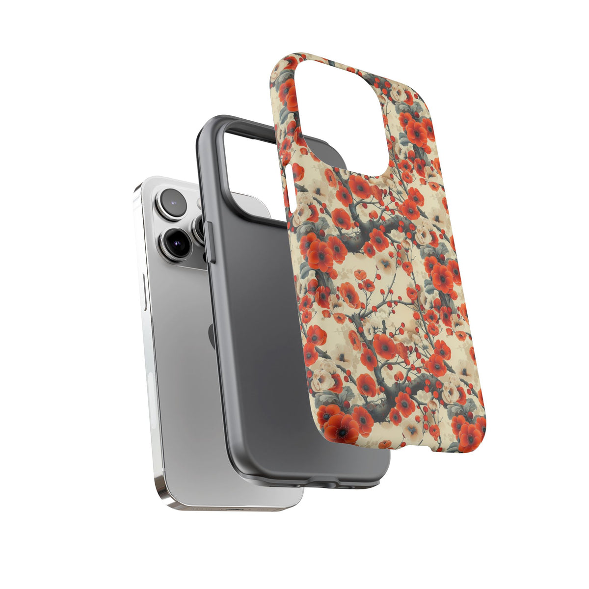 Japanese Pattern Phone Case – Elegant & Timeless Design for Your Phone 084