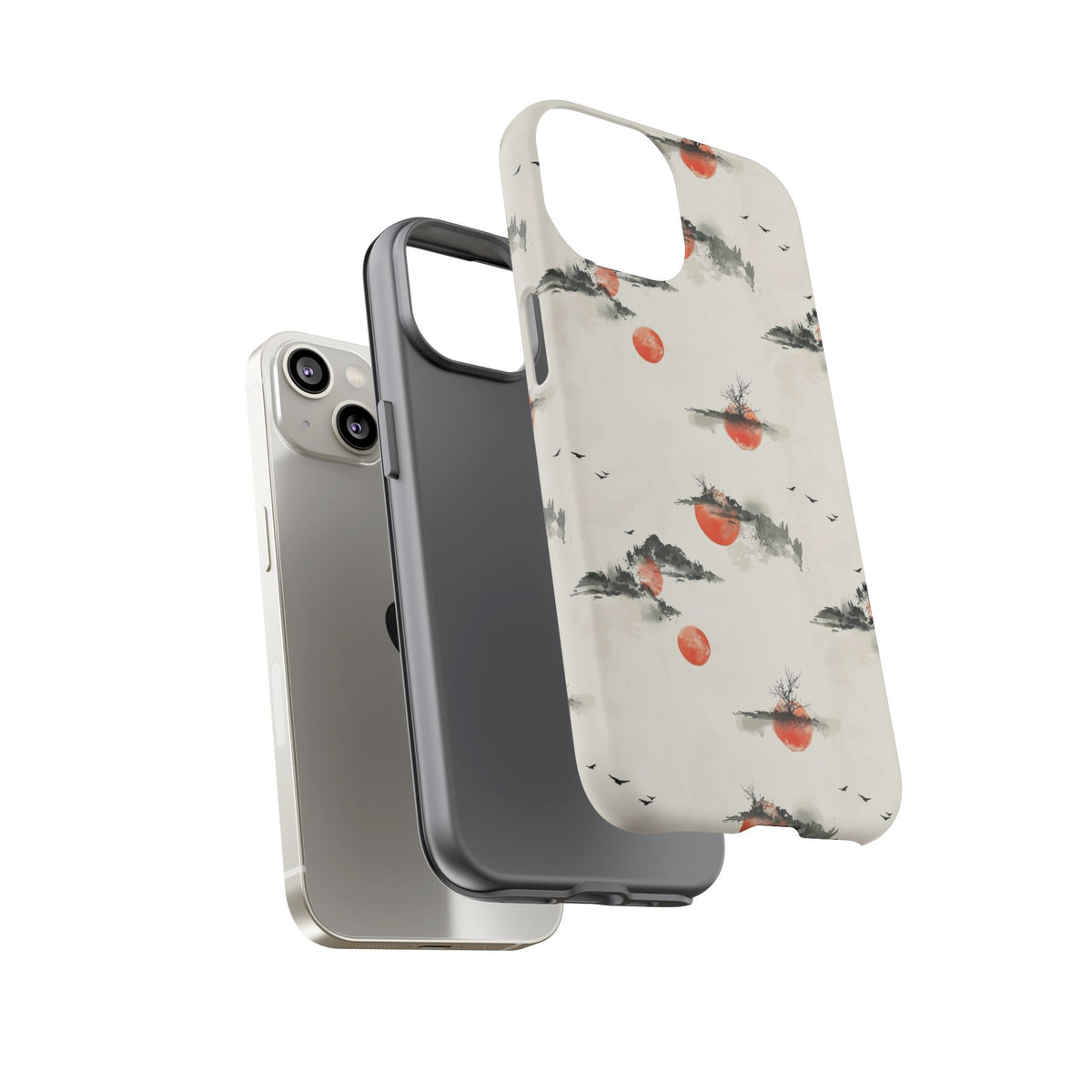 Japanese Pattern Phone Case – Elegant & Timeless Design for Your Phone 502