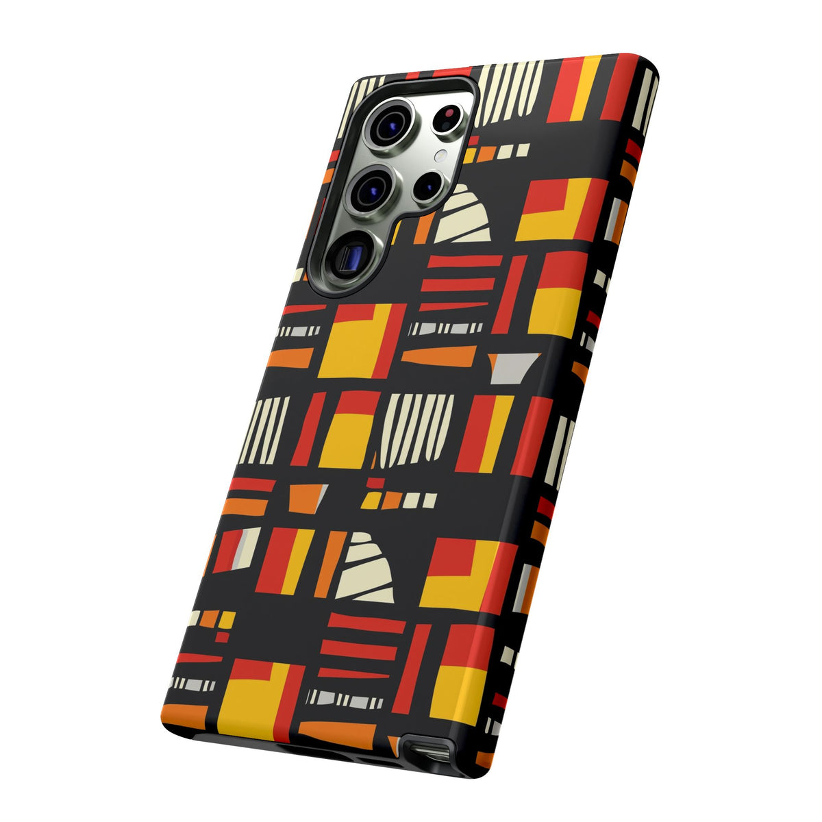 Stylish African Pattern Phone Case – Unique and Vibrant Protection 099