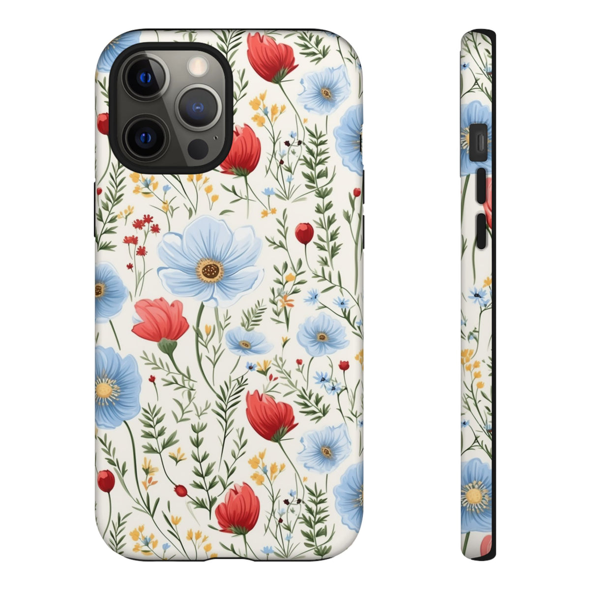 Wildflower Design Phone Case – Beautiful Nature-Inspired Floral Pattern