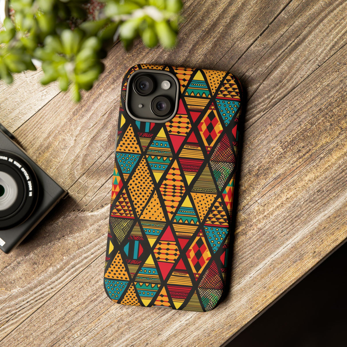 Stylish African Pattern Phone Case – Unique and Vibrant Protection 178