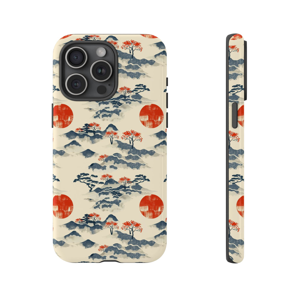 Japanese Pattern Phone Case – Elegant & Timeless Design for Your Phone 085