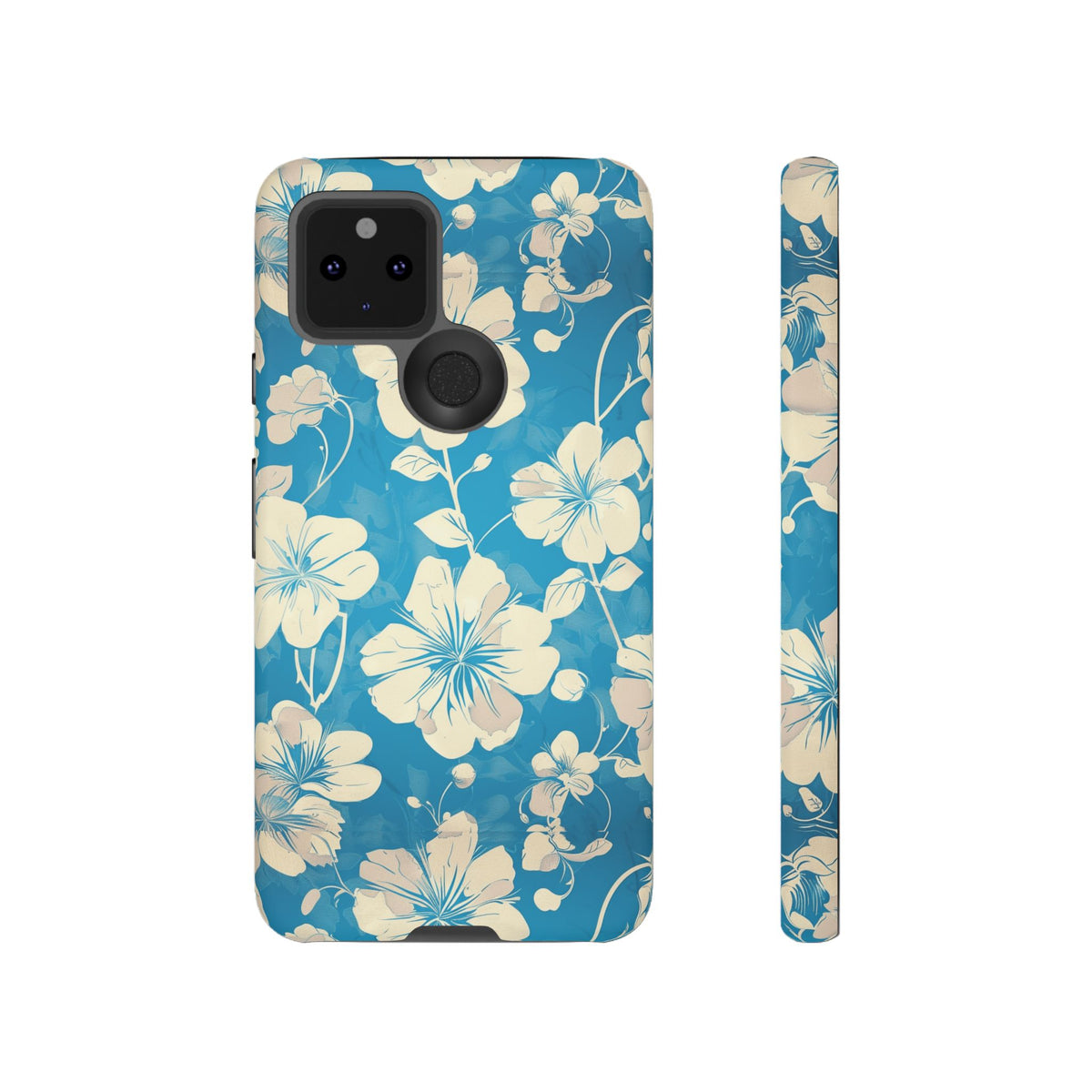 Blue Floral Seamless Pattern Phone Case