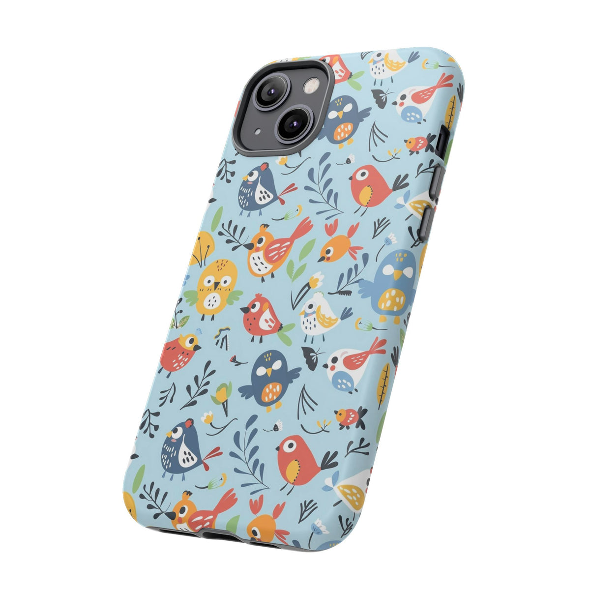 Birds Seamless Pattern Phone Case – Elegant and Timeless Avian Design 7