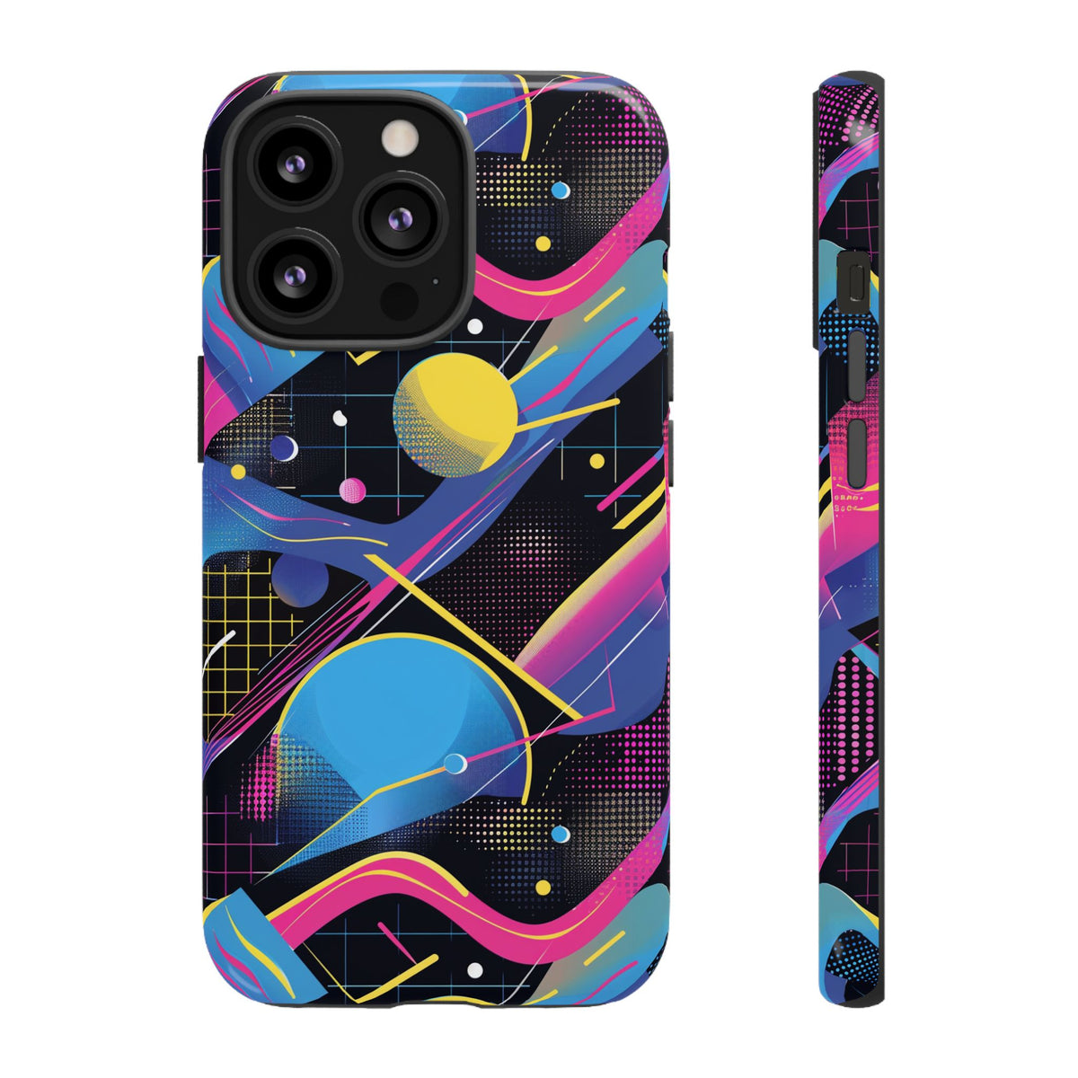 Retro 80s Seamless Phone Case – Vintage Style Meets Modern Protection 14