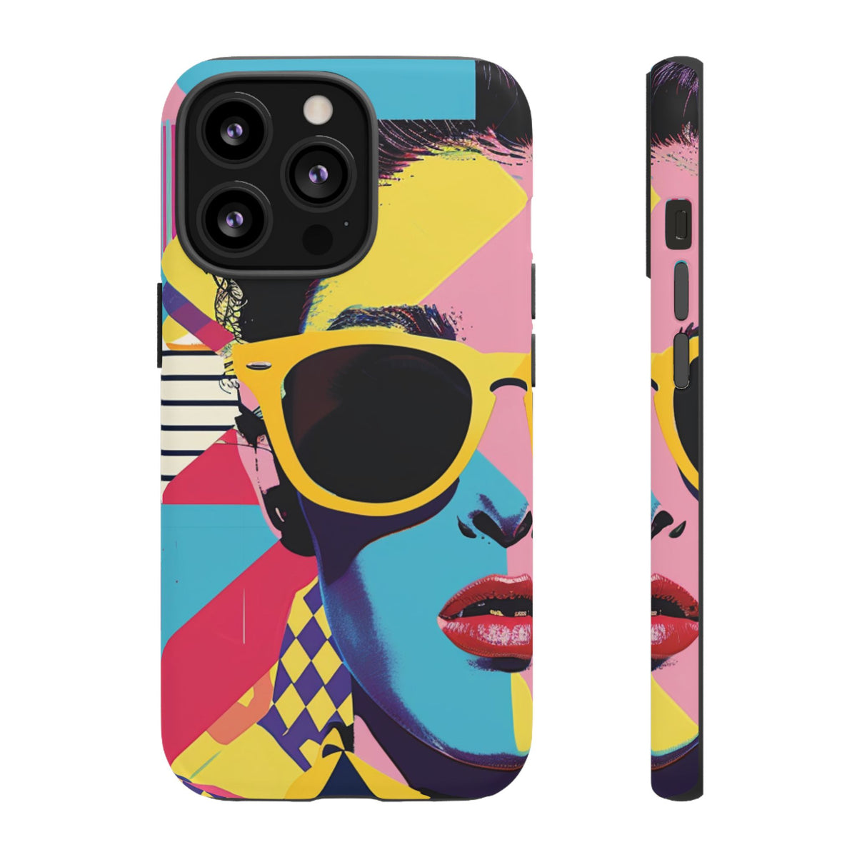 Retro 80s Seamless Phone Case – Vintage Style Meets Modern Protection 7