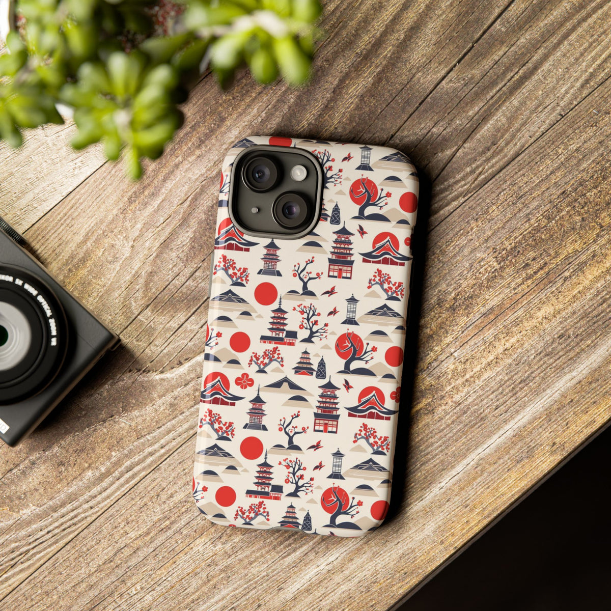 Japanese Pattern Phone Case – Elegant & Timeless Design for Your Phone 013