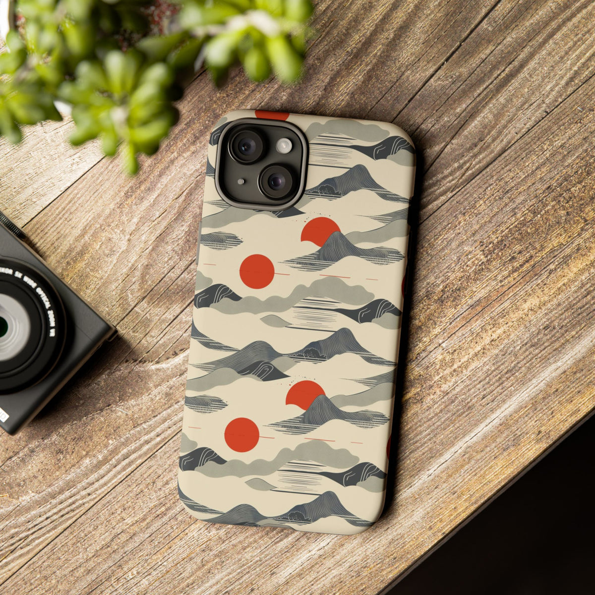 Japanese Pattern Phone Case – Elegant & Timeless Design for Your Phone 048