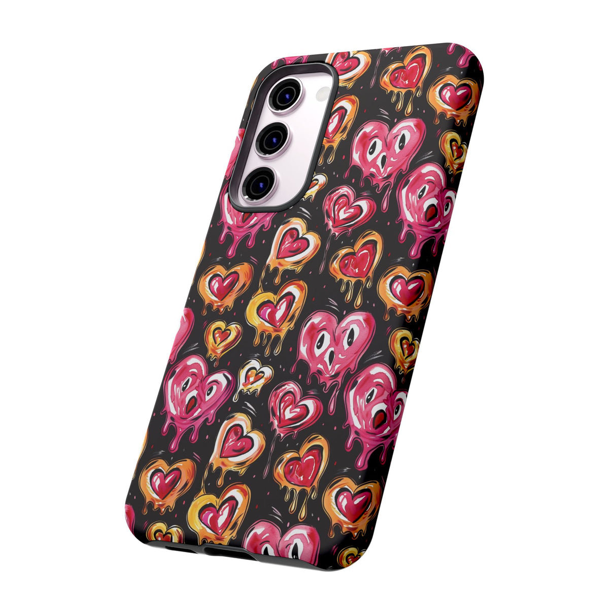 Heart Pattern Phone Case – Stylish & Loving Design for Your Device 361