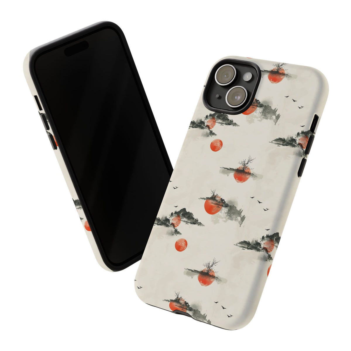 Japanese Pattern Phone Case – Elegant & Timeless Design for Your Phone 502