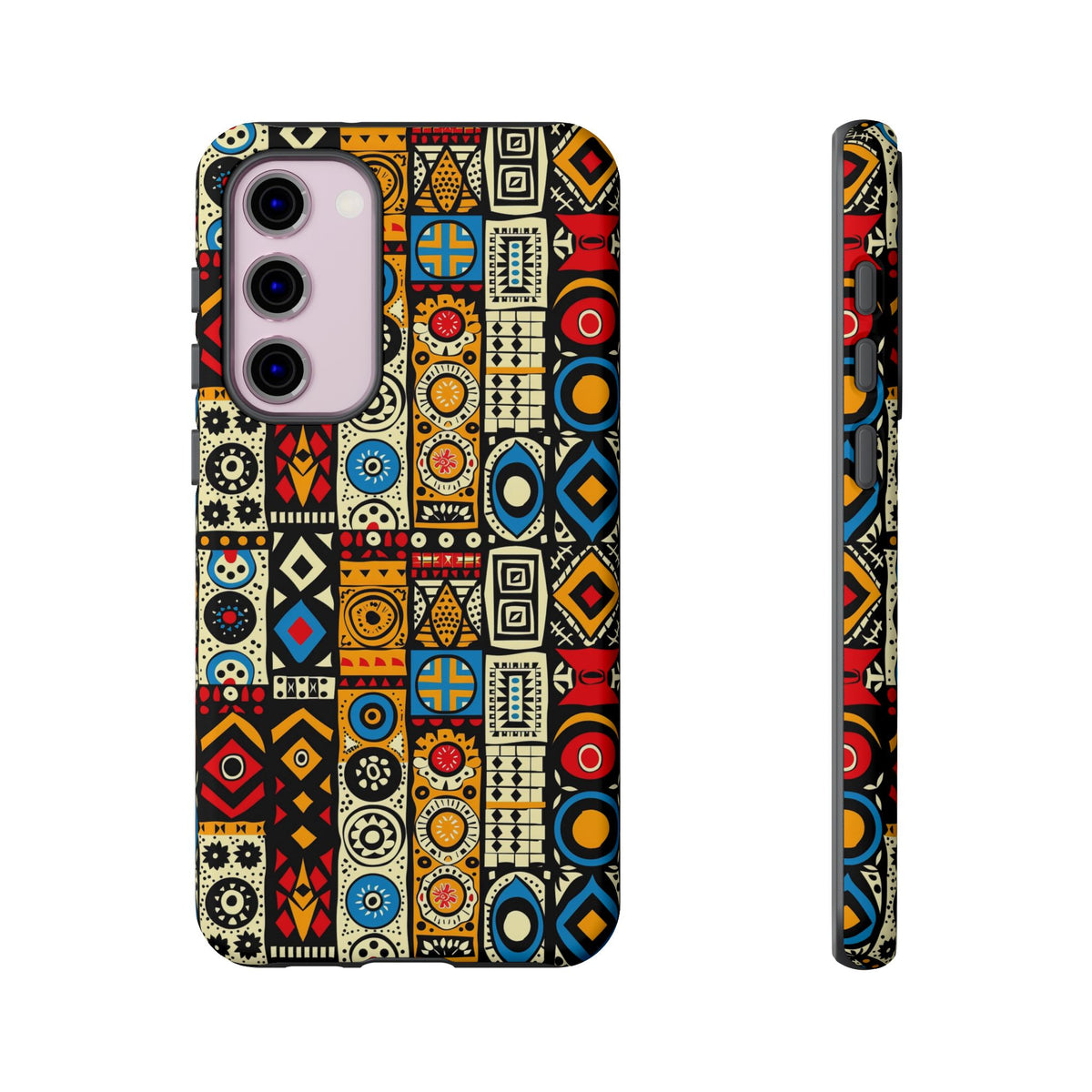 Stylish African Pattern Phone Case – Unique and Vibrant Protection 206