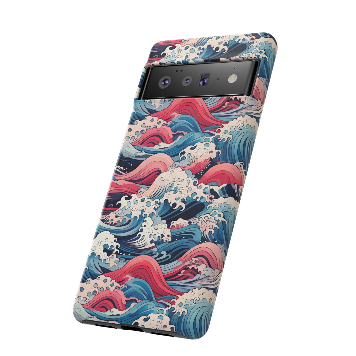 Japanese Waves Phone Case – Embrace Timeless Elegance with Classic Design 3