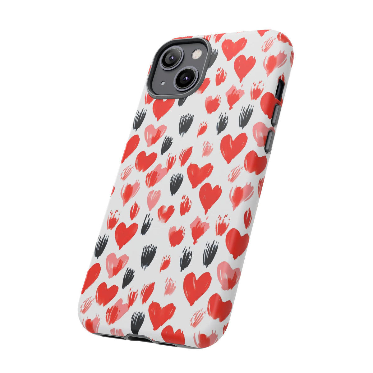 Heart Pattern Phone Case – Stylish & Loving Design for Your Device 366