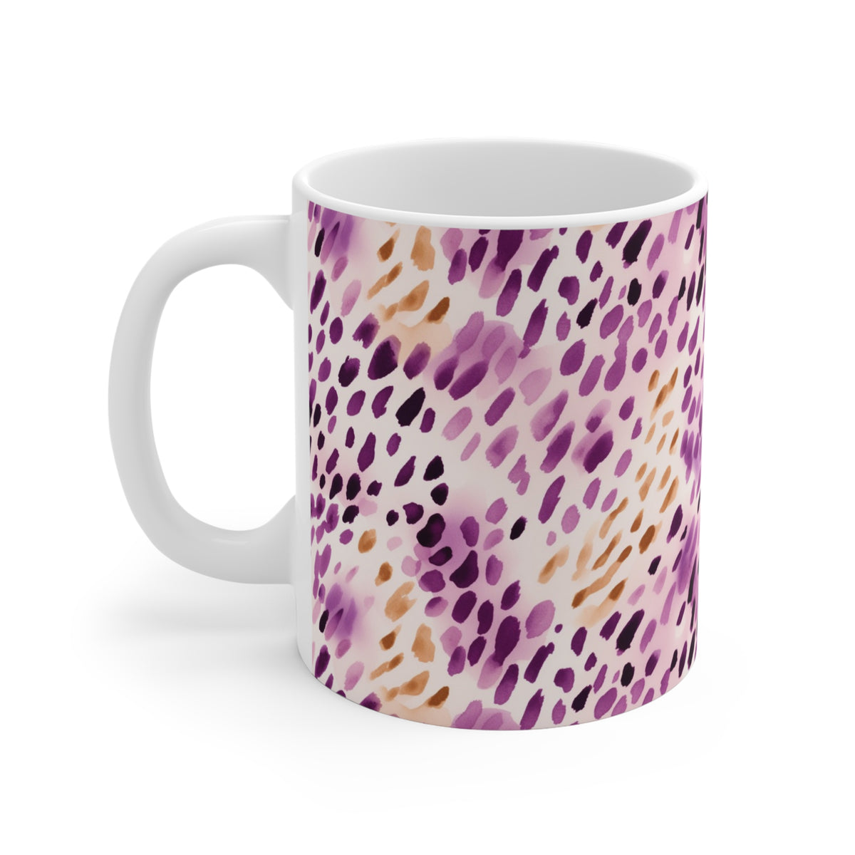 Various Watercolor Design All Over Coffee Mug – Unique Artistic Ceramic Coffee Cup 471