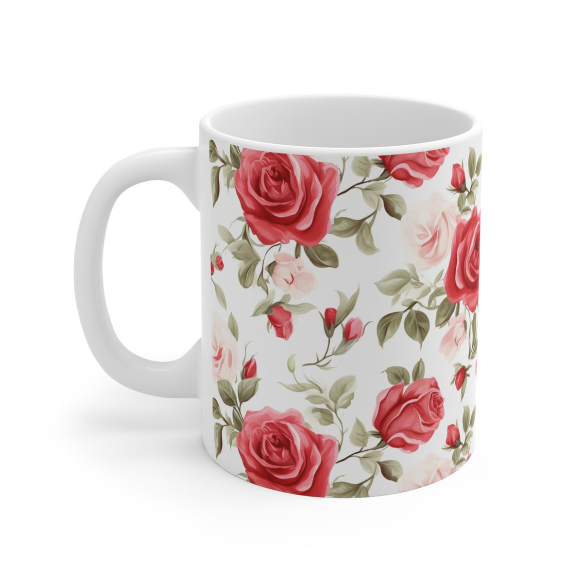 Various Watercolor Design All Over Coffee Mug – Unique Artistic Ceramic Coffee Cup 210