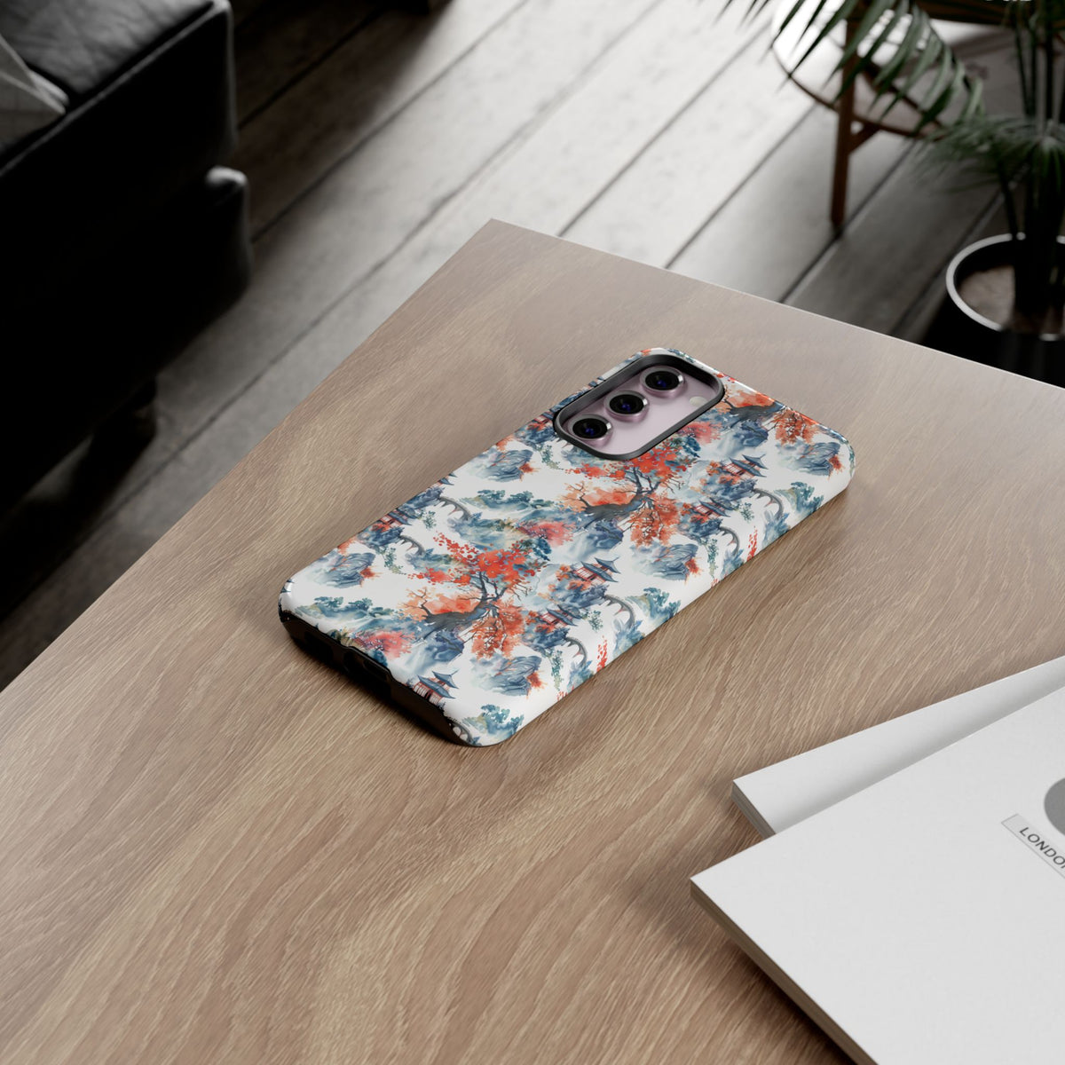 Japanese Pattern Phone Case – Elegant & Timeless Design for Your Phone 043