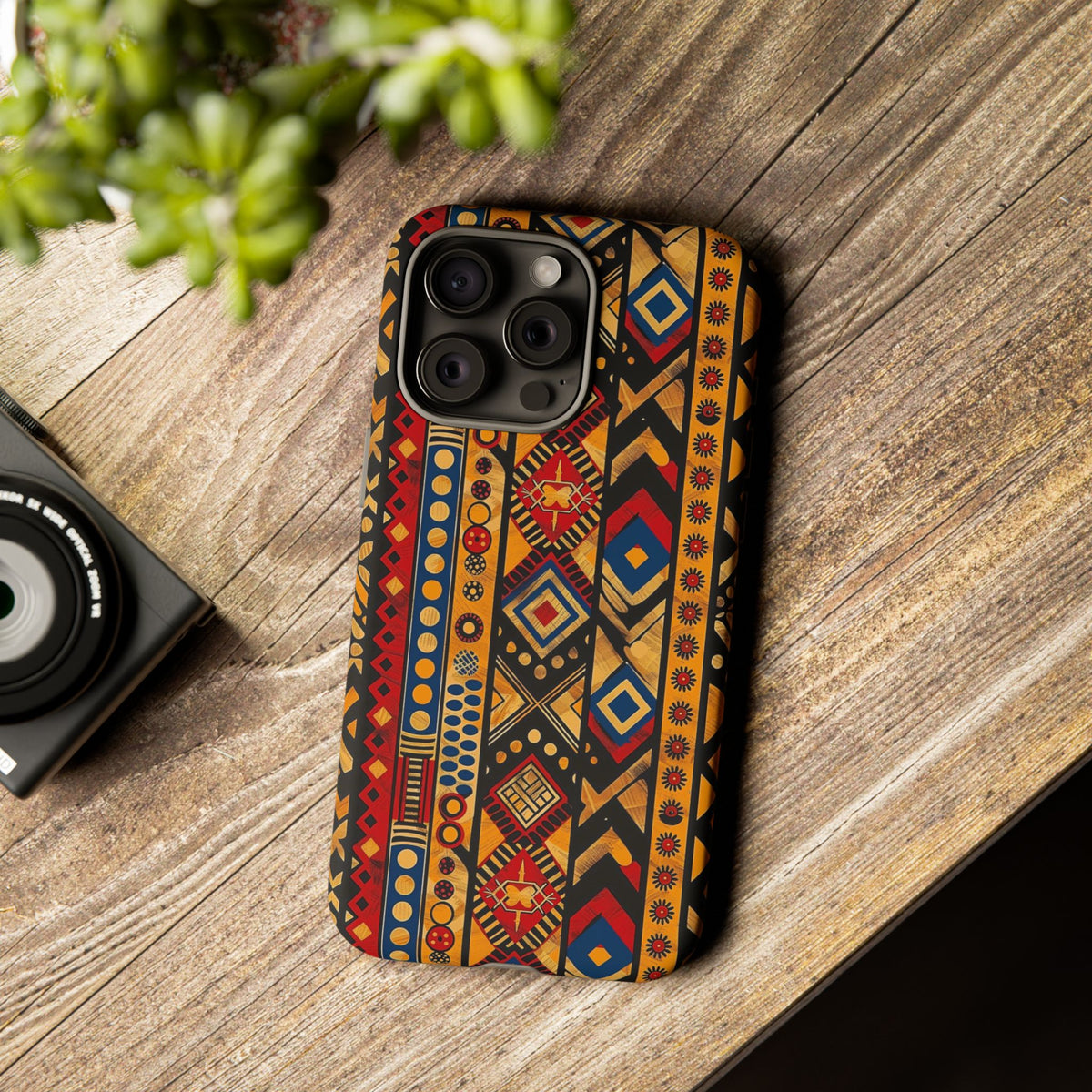 Stylish African Pattern Phone Case – Unique and Vibrant Protection 148