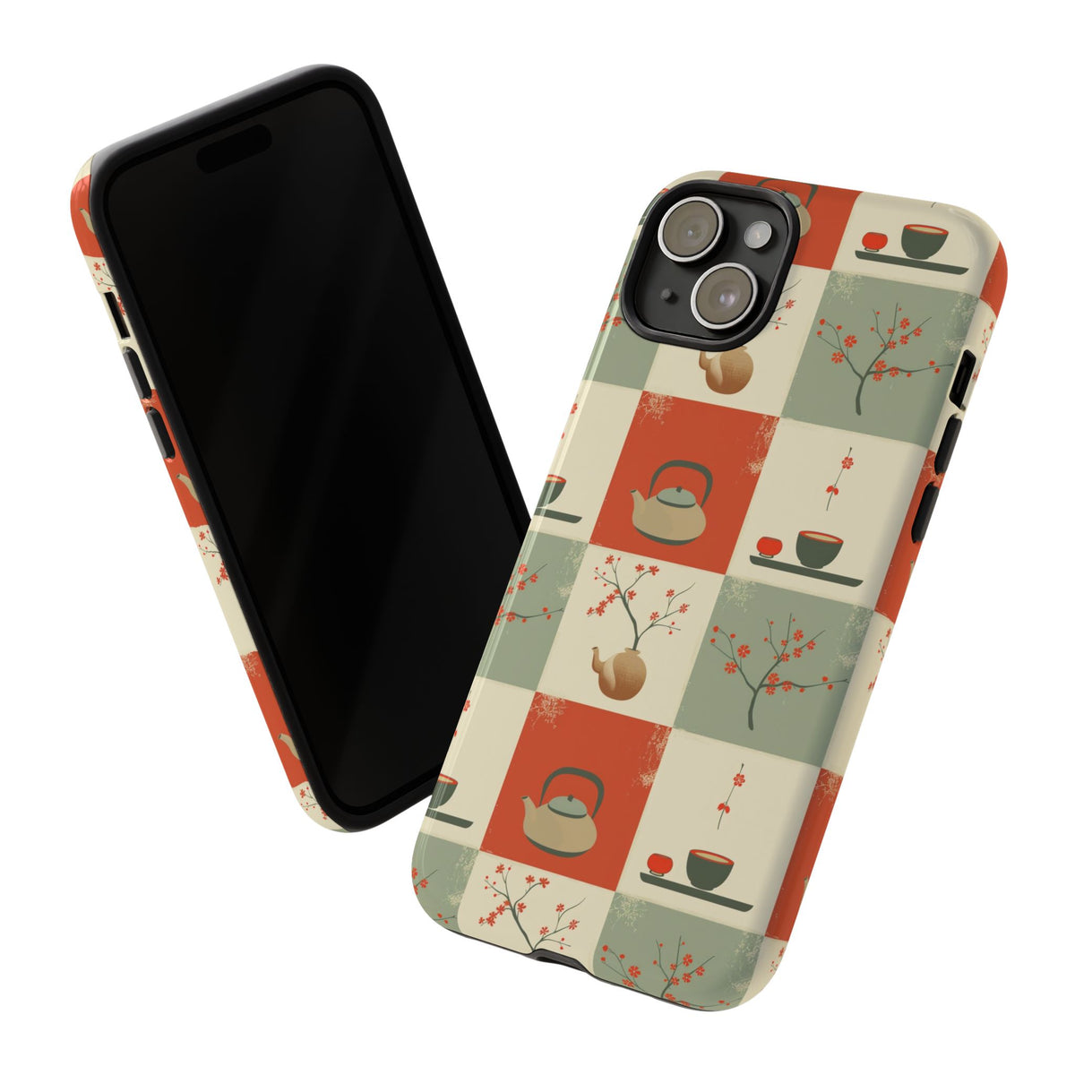 Japanese Pattern Phone Case – Elegant & Timeless Design for Your Phone 505