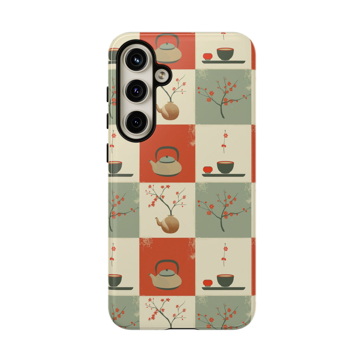 Japanese Pattern Phone Case – Elegant & Timeless Design for Your Phone 505