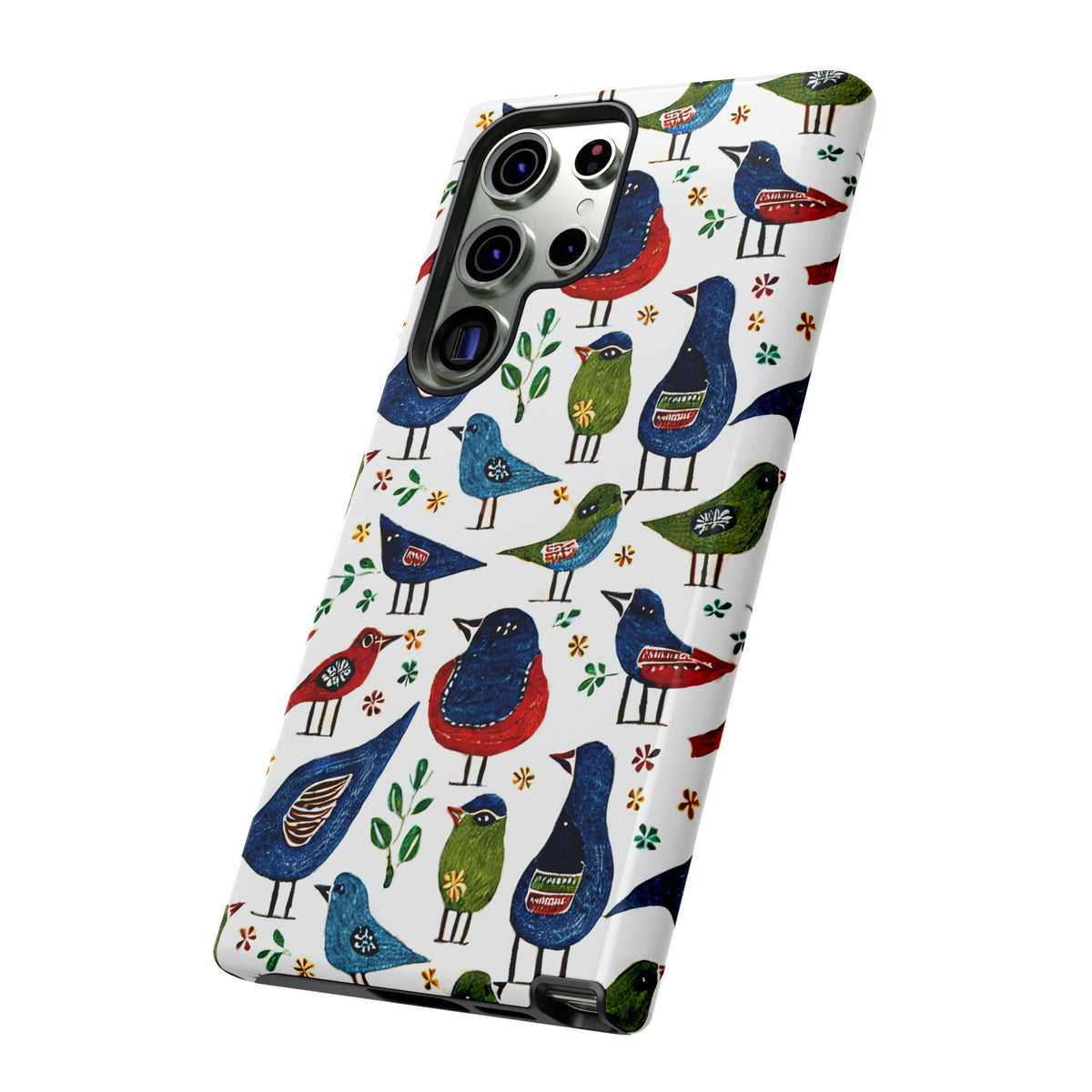 Birds Seamless Pattern Phone Case – Elegant and Timeless Avian Design 12