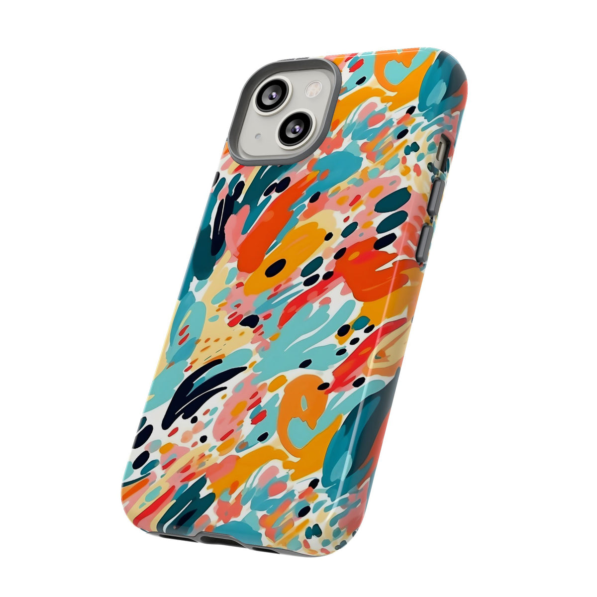 Abstract Painting Design Phone Case – Modern Art-Inspired Phone Cover 7