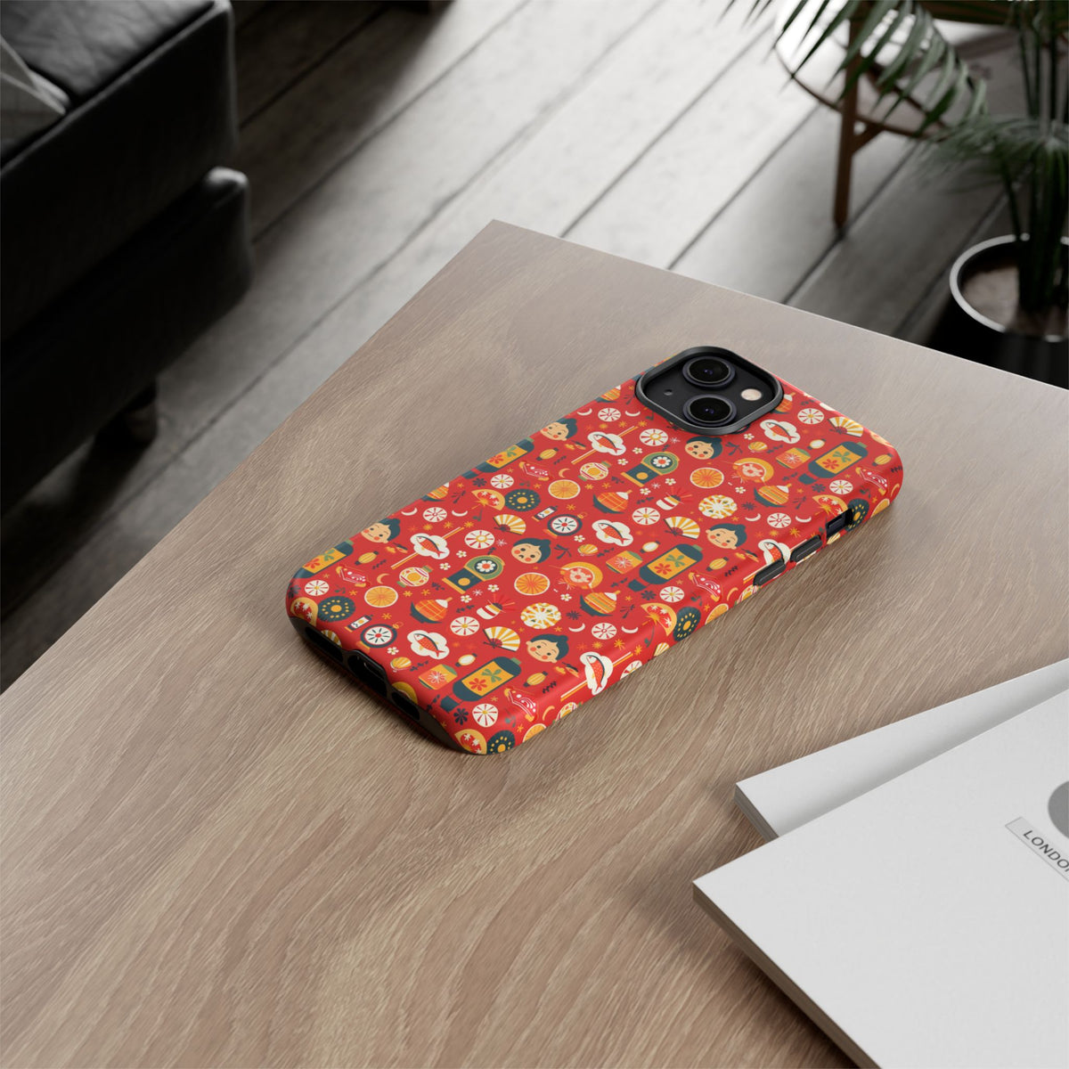 Japanese Pattern Phone Case – Elegant & Timeless Design for Your Phone 087