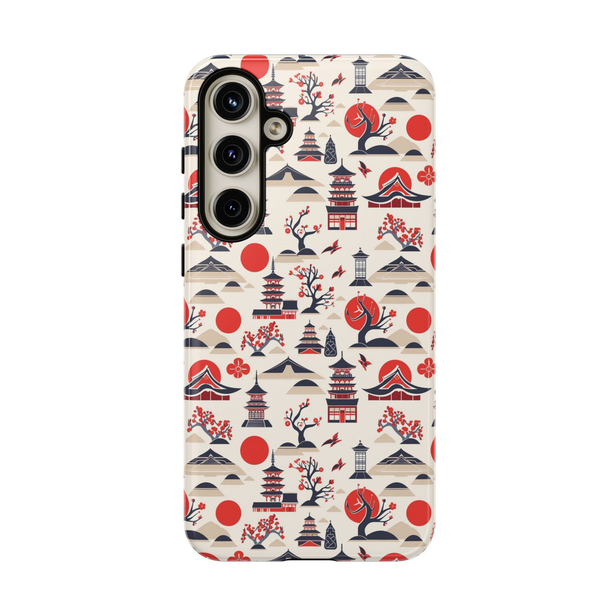 Japanese Pattern Phone Case – Elegant & Timeless Design for Your Phone 013