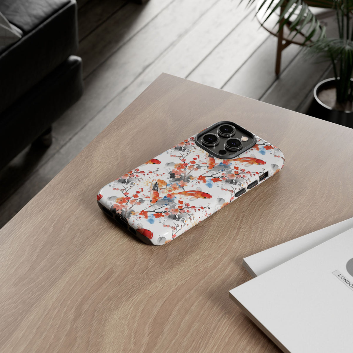 Japanese Pattern Phone Case – Elegant & Timeless Design for Your Phone 035