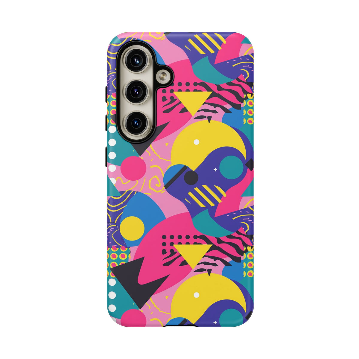 90s Themed Seamless Pattern Phone Case – Embrace Retro Style and Protection 283