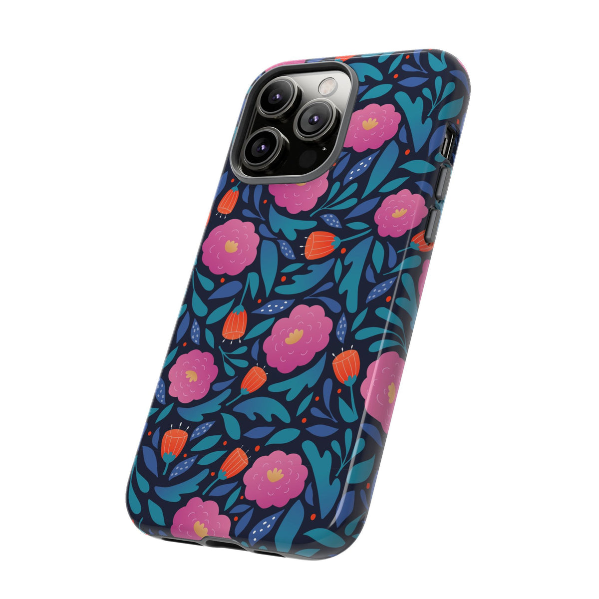 Colorful Little Flower Design Phone Case – Bright and Cheerful Floral Phone Cover 2