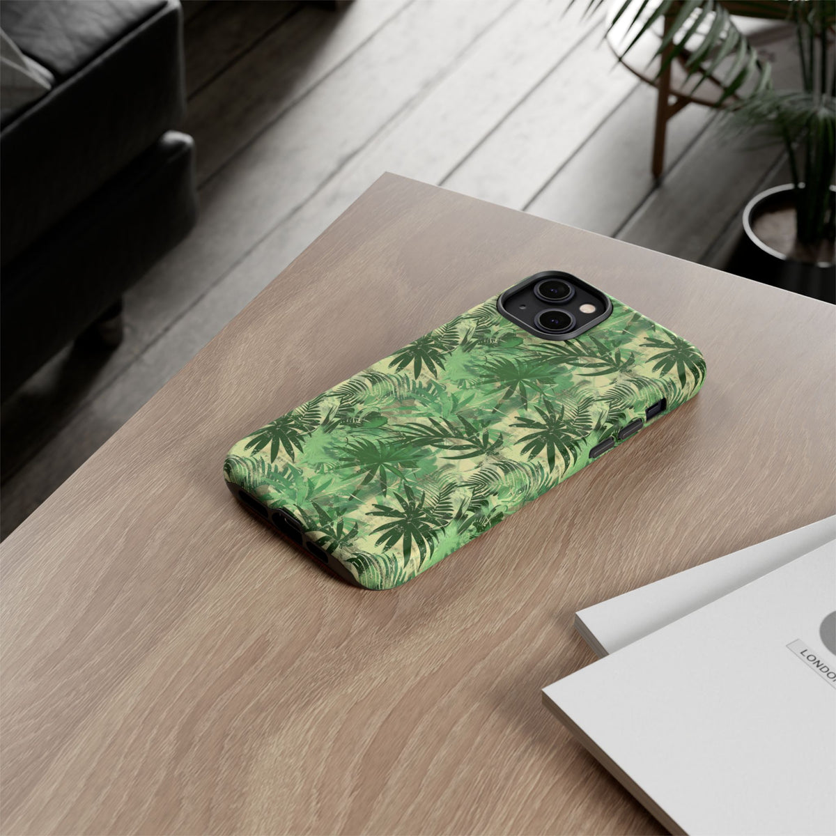 Jungle Pattern Phone Case – Exotic & Lush Design for Your Phone 336